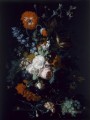 花と果物の静物画 ヤン・ファン・ホイスムの古典的な花